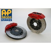 AP Racing 6-Piston Front Drilled/Slotted Big Brake Kit
