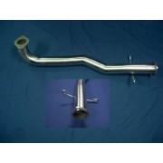 Buschur's Evo 8/9 3" mandrel bent S.S. downpipe