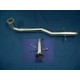 Buschur's Evo 8/9 3" mandrel bent S.S. downpipe