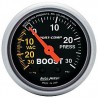 Autometer 30-0-30 Sport-comp Boost Gauge