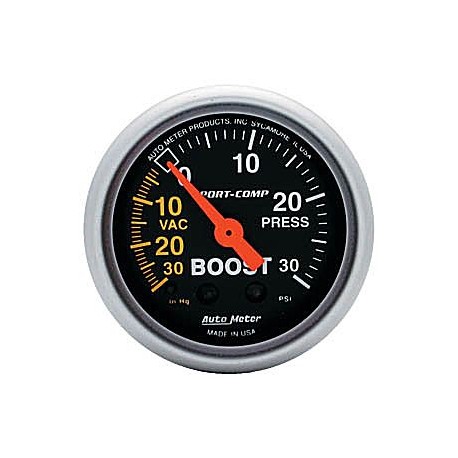 Autometer 30-0-30 Sport-comp Boost Gauge