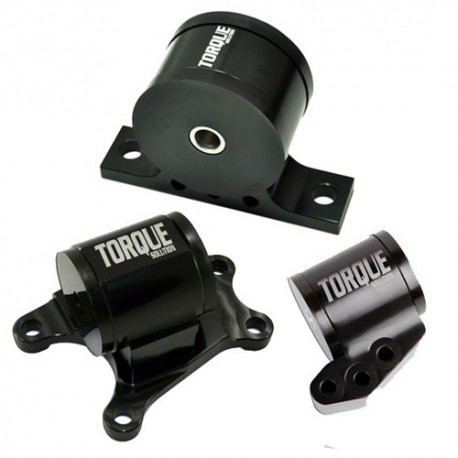 TS Aluminum 3 piece Engine Mount kit: Evo 7/8/9 (6-spd) - Buschurs LLC